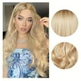thumbnail image 7 of LHWEN Women's Long Blonde Curly Wig Synthetic Fiber Heat 28 Inch Adjustable Cap Natural Color for Hallowee-n Theme Party Daily Wear Soft Silky Glamorous Full Hair Size, 7 of 7
