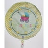 Debbie Mumm Congrats Baby Carriage Baby Shower 18" Mylar Balloon