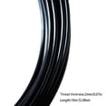 thumbnail image 4 of Aluminum Wire Thickness Bendable Wires Bike Easy to Durability Rust-proof Use Handy Installation Durability Rust-proof for Crafts DIY black, 4 of 8