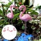 thumbnail image 3 of 4 piezas decoración creativa de fmencos resina decorativa artificial escultura de animales estatua de pájaro decoración de paisaje para patio jardín CUTICAT Estatua Flamingo, 3 of 7