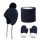 thumbnail image 1 of Conjunto de gorro, bufanda y guantes para niños, 1 of 4