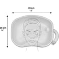 thumbnail image 4 of PEPE - Portable Shampoo Bowl for Elderly, Hair Washing Basin for Bedridden, Rigid Plastic Hair Wash Basin for Adults, 4 of 8