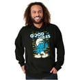 thumbnail image 5 of Hefty Smurf Good Vibes Graffiti Drip Hoodie Sweatshirt Women Men Brisco Brands S, 5 of 6