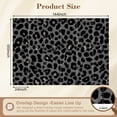 thumbnail image 2 of Peel and Stick Wallpaper Minimalist black style leopard seamless animal print 100"x144" Contact Paper Removable Self Adhesive Wall Mural Wall Decor for Bedroom Kitchen Cabinets, 2 of 8
