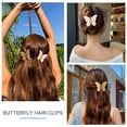 thumbnail image 2 of Butterfly Hair Claw Clip 6 Pcs Cute Flower Hair Clips Matte Large Claw Clips for Women Thick Hair Claw Non Slip Heart Clips for Thin Hair Clamps Butterfly Clips, 2 of 10
