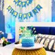 thumbnail image 4 of Cake Topper Pargleev para 16.º cumpleaños en verde y dorado con brillo, 4 of 5