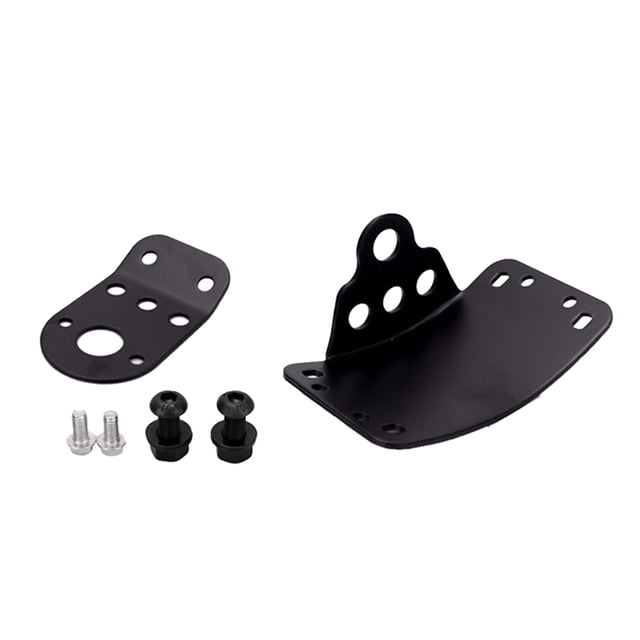 Soporte de placa de matrícula lateral moto Sunnimix negro