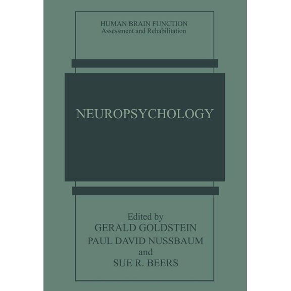 Human Brain Function: Assessment and Reh Neuropsychology, (Paperback)