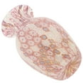 thumbnail image 3 of GlassOfVenice Murano Glass Golden Quilt Millefiori Urn Vase - Pink, 3 of 6