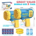 thumbnail image 2 of Bubble Machine JONEG Toys, paquete de 2 unidades con solución de burbujas para niños de 3 a 8 años, 2 of 9