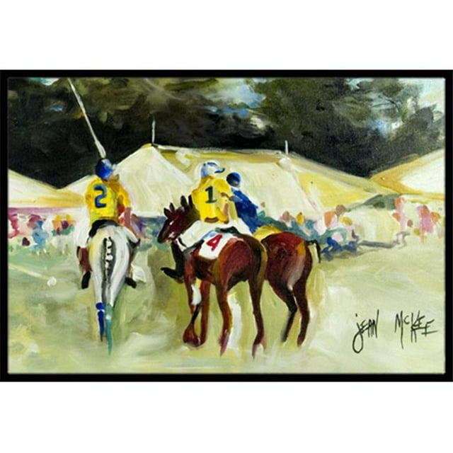 Carolines Treasures JMK1006MAT Polo à la Pointe Tapis Intérieur et Extérieur- 18 x 27 Po.