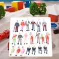 thumbnail image 5 of hengtong 20Pcs 1/42 Miniature Figures Ornaments Photo Props Miniature Scene Figurines, 5 of 8