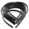 thumbnail image 1 of Banda para el cabello con diadema cubierta de de color mezcdo de 10 piezas , Negro Macarena Alice Band, 1 of 8