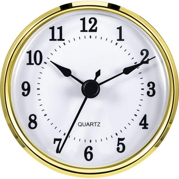 3-1/8 Inch (80 mm) Clock Insert Fit Diameter 3.0 inch (76 mm) Hole