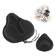 thumbnail image 1 of Funda Acolchada De Gel Y Silicona Para Sillín De Bicicleta Xtellar Negro, 1 of 4