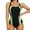Yellow, variant on BeautyIn Women One Piece Athletic Swimsuits Modest Colorblock Swimwear with Swim Bra