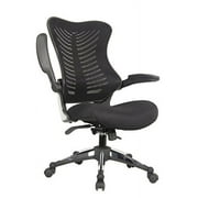 Office Factor Executive Ergonomic Mesh Office Chair Flip up Armrest