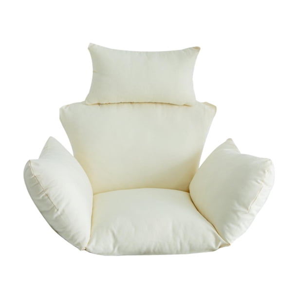 Cojín de repuesto para silla giratoria con reposacabezas para ocio Beige