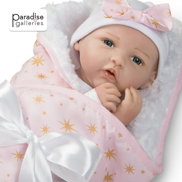 Paradise Galleries Reborn Baby Doll In Silicone Vinyl 19 Inch