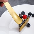 thumbnail image 4 of Stainless Steel Ice Cream Spoon,7.3inch Long Handle Flat Head Spoons, Dessert Spoon for Cake, Coffee Tea Stirring Spoons, Tiny Teaspoon for Ice Cream, Creative Flat Spoon for Dessert, 4 of 7