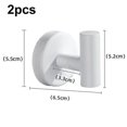 thumbnail image 2 of Bath Towel Hook, Robe Hook For Bathroom Wall Mounted Hook Robe Hooks For Bathroom Kitchen(2 Pack), 2 of 5