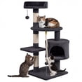 thumbnail image 1 of Gymax Cat Tree 36'' Cat Tower w/CondoTop Perch Sisal Scratching Posts & Hanging Rope Dark Gray, 1 of 10