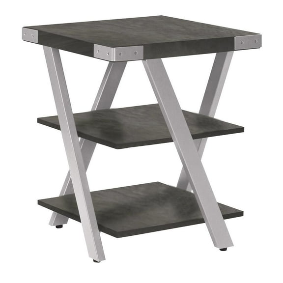 Safco Mirella™ End Table - StoneGray