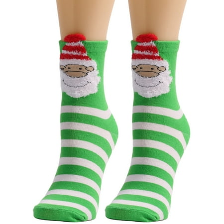 

Women Cute Christmas Vintage Printing Thicker Socks Long Sock Comfortable Socks