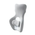 thumbnail image 2 of Xuanheng Memory Foam Waist Support Cushion Compact for Gaming Chair Living Room Home Light Gray A, 2 of 8