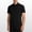 c01Black, variant on USNSM Mens Shirts Quick Dry Moisture Wicking T-Shirt Lightweight Cooling Short Sleeve Solid Color Casual Collared Golf Shirt Black L
