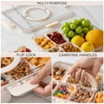 thumbnail image 5 of COOK WITH COLOR Snackle Box for Kids Lunch Box and Snack Container, Cream, 5 of 11