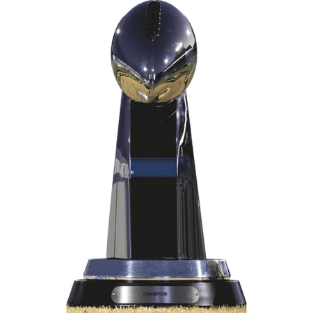 SP13412 Football Championship Game Trophy Cardboard Cutout Standee Standup