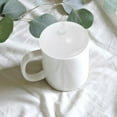 thumbnail image 3 of Tapa universal de cerámica para tazas de té. Diseño sencillo y elegante que evita derrames y quemaduras. Se adapta a diversas tazas y tazones de té., 3 of 7