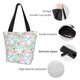 thumbnail image 4 of Fotbe Love You Rabbit Bolsa de Playa con Estampado, Bolsa de Hombro, Bolsa de Mano Espaciosa, Bolsa de Viaje Ligera, Bolsa de Compras Versátil, 4 of 6
