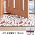 thumbnail image 3 of White Christmas Cookie Pattern Door Rugs,Washable Non Slip Door Mats Indoor,Decorative Door Mats,Entry Mat Indoor for Entrance,Bedroom,Kitchen,Bathroom,17"x30", 3 of 6
