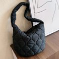 thumbnail image 4 of Bolso de hombro acolchado para mujer bolso Hobo versátil y hinchado bolso de mano bolso de viaje, 4 of 9