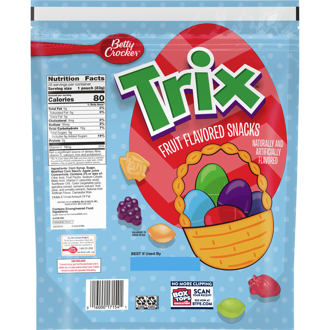 Trix Nutrition Facts