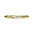 thumbnail image 2 of AFFY Solitaire Stackable Engagement Ring for Women, 1/10 Carat (ctw) Baguette Cut Lab Grown Diamond Promise Ring In 10K Solid Yellow Gold F-G, VS-SI Quality (0.10 ctw) Ring Size-6, 2 of 6