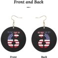 thumbnail image 2 of I'Ve Elegant Got Your Six Sleek Round Acrylic Earrings Lightweight Versatile For All Occasions[j752], 2 of 2