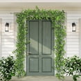thumbnail image 4 of Artificial Eucalyptus Leaves Garland, 5.83FT Faux Vines Hanging Green Garland, Fake Greenery Garlands for Wedding Backdrop, Arch Wall Decor, 4 of 5