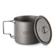 thumbnail image 4 of Tazas de titanio Copa de titanio ultraligera portátil para acampar al aire libre Tapa de agua de campo de campo , con manillable 300ml / 350ml / 450ml / 550ml / 650ml / 750ml, 4 of 7