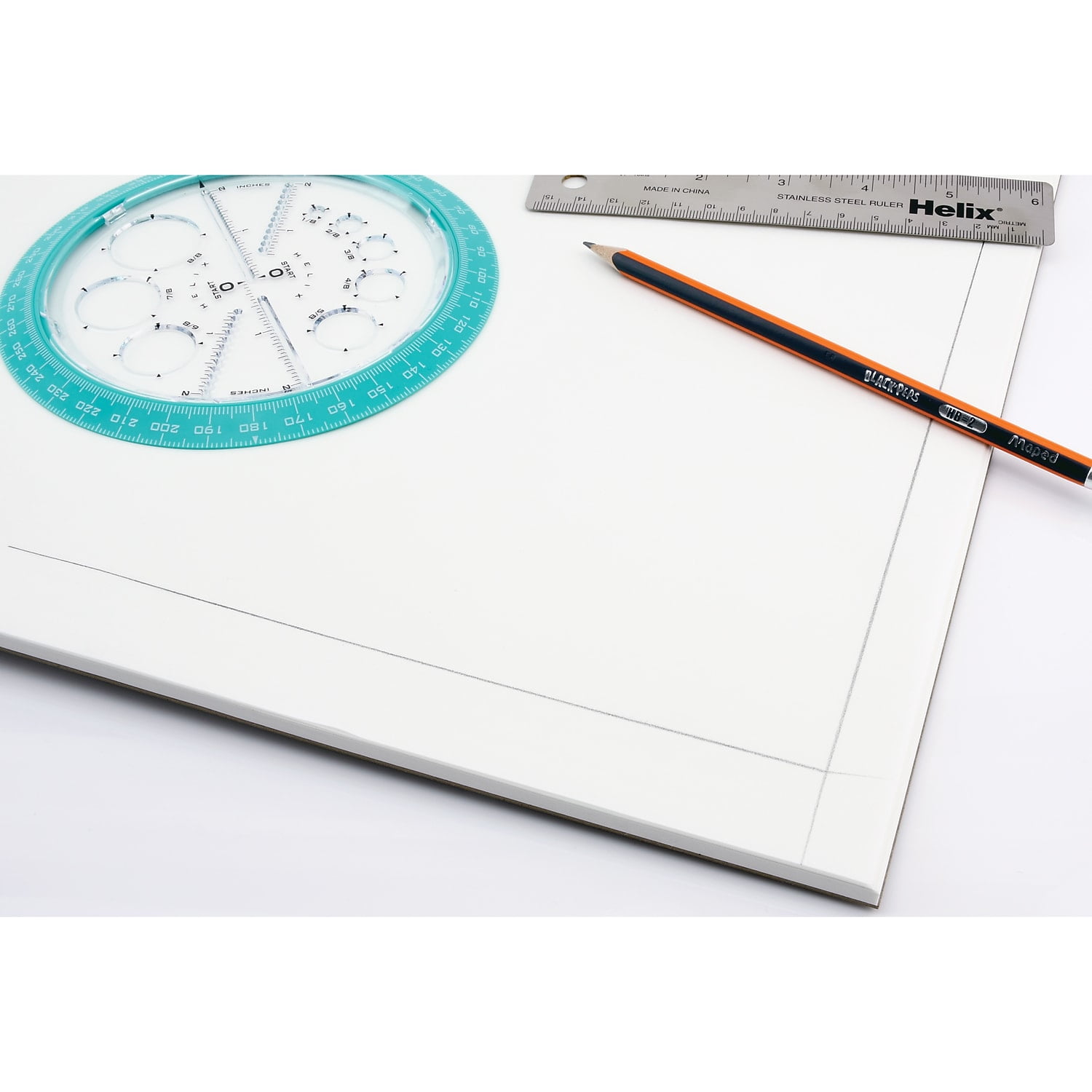 Helix Premium 100% Rag Drawing Vellum Paper Pad, 11 in x 17 in - 50 Sheets