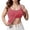 Watermelon Red, variant on Bmisegm Built In Bra Tank Tops For Women Seamless Sleeveless Wide Strap Contrast Binding Padded Camisole Undershirt Womens Casual Tops Grey XL