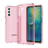 Slim Clear Case for Samsung Galaxy A13 5G, High-Transparency Military Grade Soft Silicone Shockproof Drop Resistant Non-Yellowing Anti-Scratches Lens Protection Thin Fit Case, Pink
