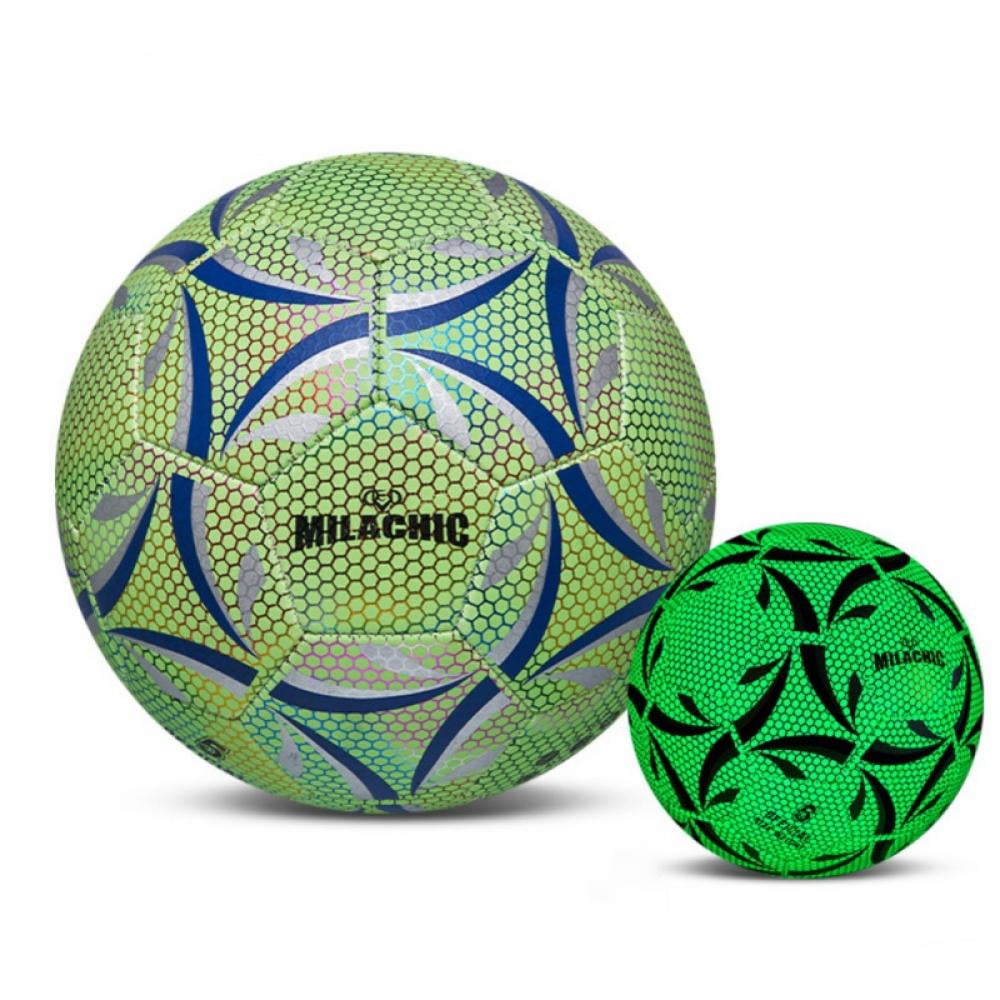 Soccer Balls Size 4/5,Glow in The Dark Official Size Soccer Ball