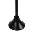 thumbnail image 4 of Kate and Laurel Sanzo Modern Pedestal Drink Table, 9 x 9 x 23, Antique Brass and Black, Decorative End Table with Hammered Tabletop for Use as Small Plant Stand or Living Room Martini Table, 4 of 8