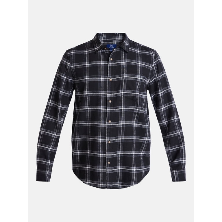George Men's Slub Cotton Long Sleeve Shirt photo 5