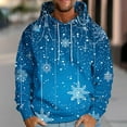 thumbnail image 4 of Funicet Sweat à Capuche pour Hommes, Sweat à Capuche pour Hommes, Sweat à Capuche Imprimé à Manches Longues et Amples pour Hommes, Manches Longues pour Hommes, 4 of 5