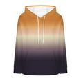 thumbnail image 4 of Ashirexll Womens Long Sleeve Tops, Womens Hoodies Pullover, Fashion Loose Casual Long Sleeve Hooded Pocket Pullover Solid Color, 4 of 5