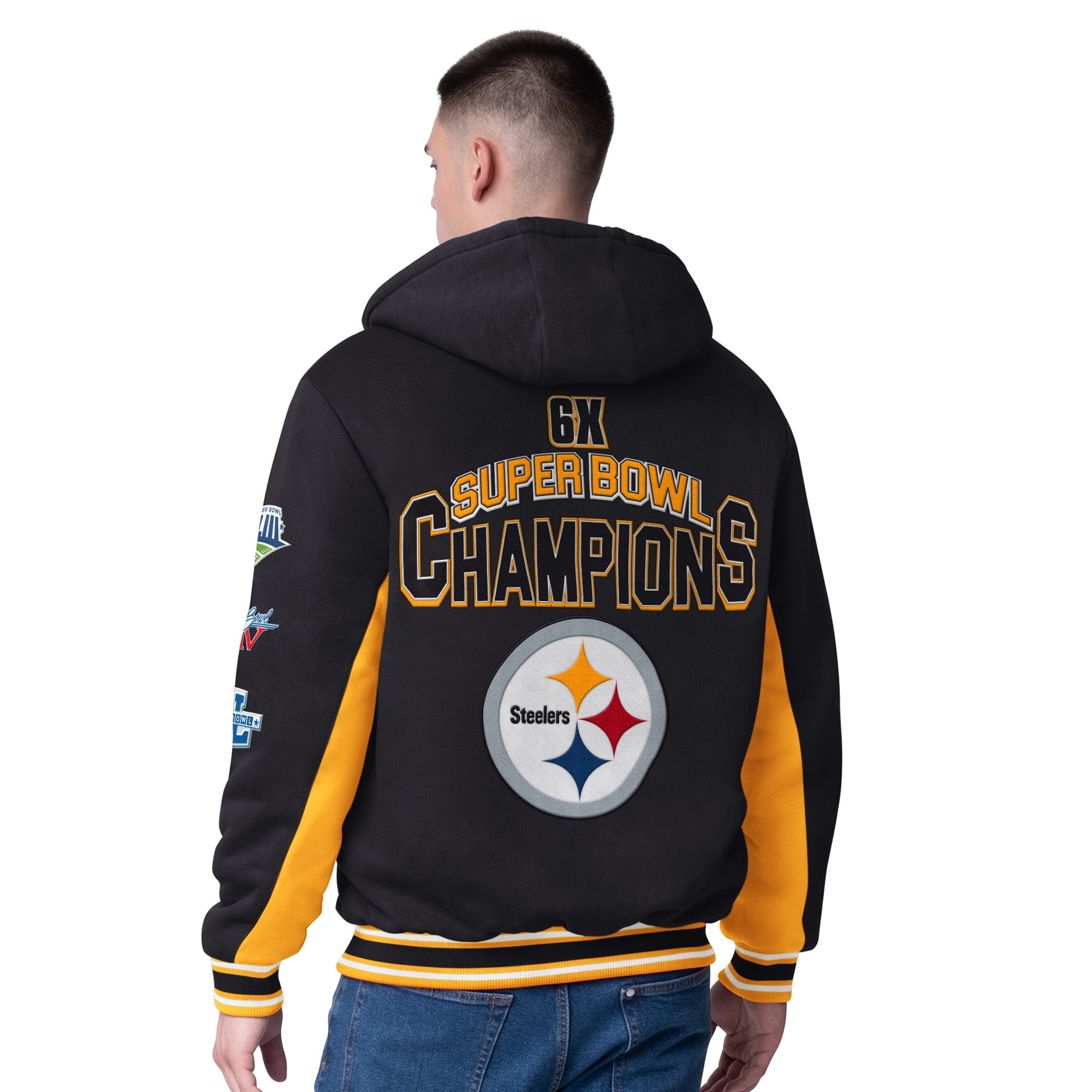 Pittsburgh Steelers ジャケット XL mens-jh-design-black-